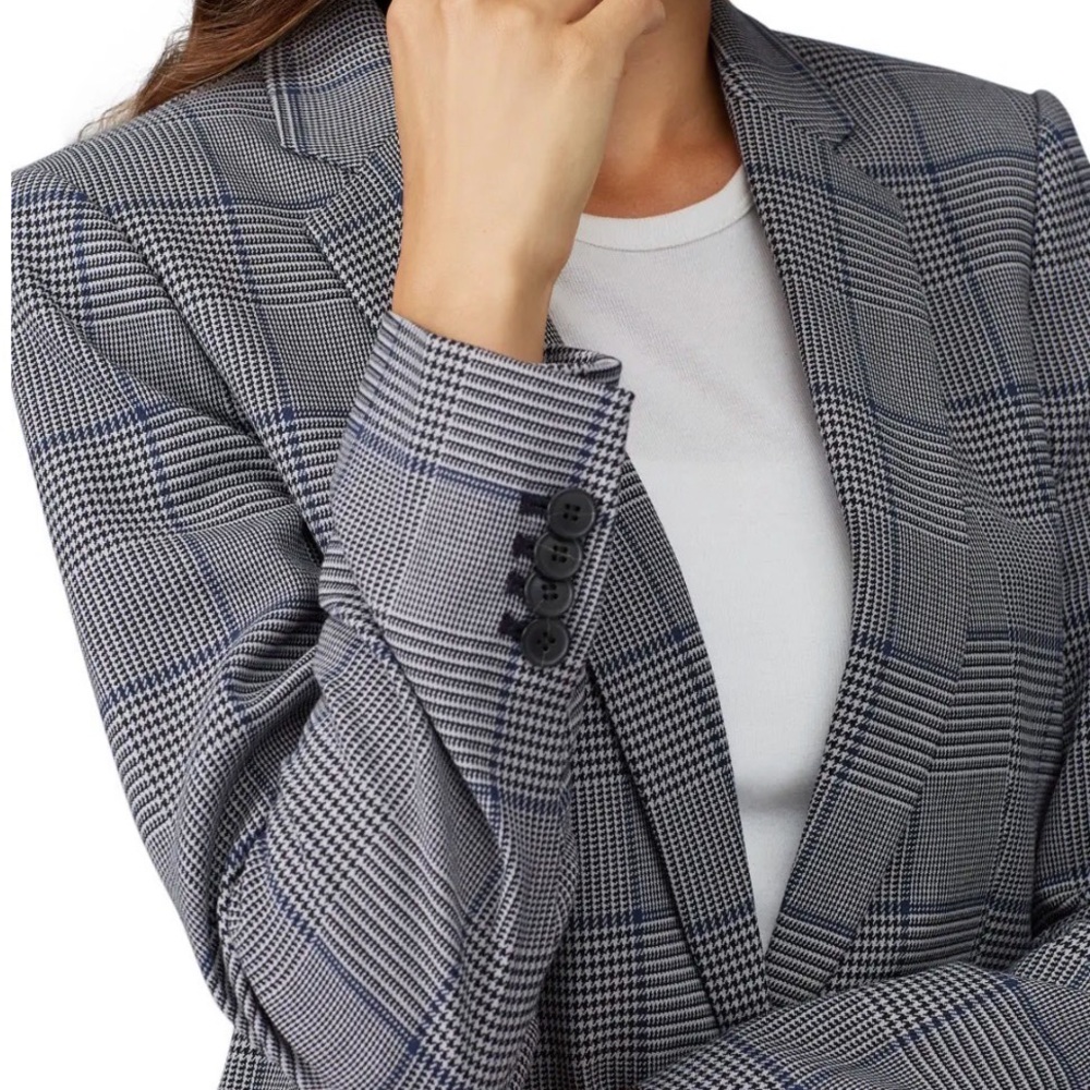 Club Monaco Borden Plaid Blazer